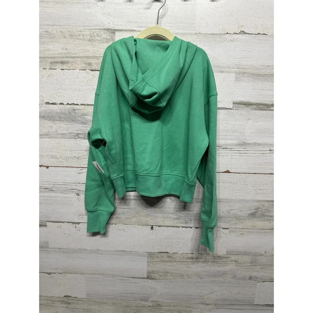 Old Navy Hoodie Jacket Girls 8 Medium Green Dynamic‎ Fleece NWT